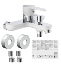 EISL Mitigeur de salle de bain DIZIANI blanc-chrome