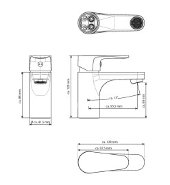 EISL Mitigeur de lavabo CLAUDIO chrome