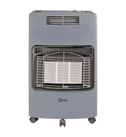 Qlima Chauffage au gaz à connecteur 2-en-1 GH 959 RF 4,1 kW gris