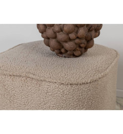 Venture Home Pouf Piff 44x44x41 cm Teddy Beige