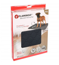 FLAMINGO Tapis de dressage antidérapant lavable Patsy XXL Gris