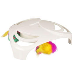 FLAMINGO Jouet pour chats Helico 25x25x8 cm Blanc