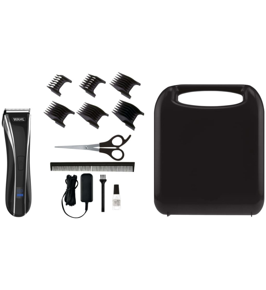 Wahl Kit de tondeuse à cheveux 13 pcs Lithium Pro LCD 6W