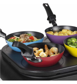 Tristar Ensemble de wok 1000 W Noir