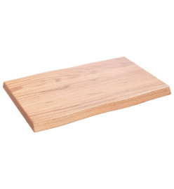 Dessus de table bois chêne massif traité bordure assortie