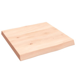 Dessus de table bois chêne massif non traité bordure assortie