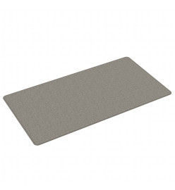 Tapis de couloir aspect sisal argenté 80x150 cm