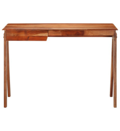 Bureau avec tiroir 110x50x77 cm bois d'acacia massif