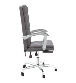 Fauteuil inclinable de bureau Gris Similicuir