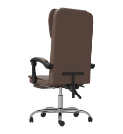 Fauteuil inclinable de bureau Marron Similicuir