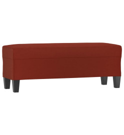 Banc Rouge bordeaux 100x35x41 cm Similicuir