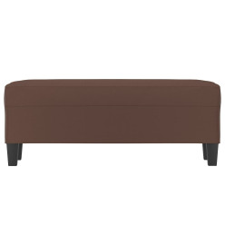 Banc Marron 100x35x41 cm Similicuir