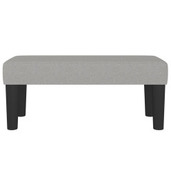 Banc Gris clair 70x30x30 cm Tissu