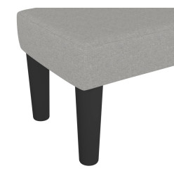 Banc Gris clair 70x30x30 cm Tissu