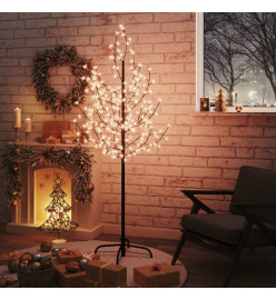 Arbre à LED fleur de cerisier 200 LED Blanc chaud 180 cm