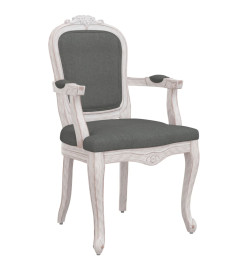 Chaises à manger 2 pcs gris foncé 62x59,5x100,5 cm tissu