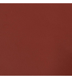 Panneaux muraux 12pcs Rouge bordeaux 30x15 cm Similicuir 0,54m²