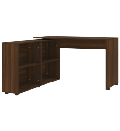 Bureau d'angle Chêne marron Bois d'ingénierie