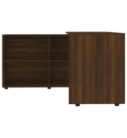 Bureau d'angle Chêne marron Bois d'ingénierie