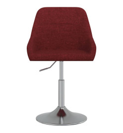 Tabouret de bar Rouge bordeaux Tissu