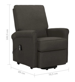 Fauteuil Taupe Tissu