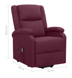 Fauteuil Violet Tissu