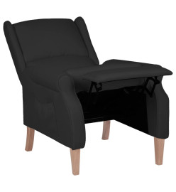 Fauteuil inclinable Noir Tissu