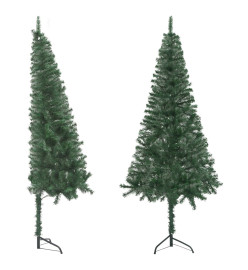 Sapin de Noël artificiel d'angle Vert 240 cm PVC