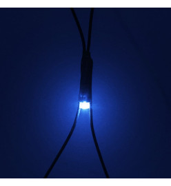 Filet lumineux bleu de Noël 3x3 m 306 LED Intérieur/extérieur