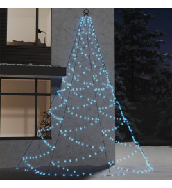 Arbre mural avec crochet métallique 720 LED Blanc froid 5 m