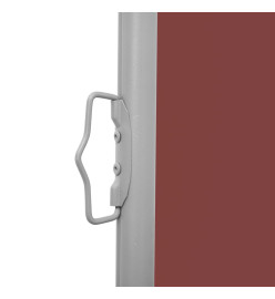 Auvent latéral rétractable de patio 140x1200 cm Marron