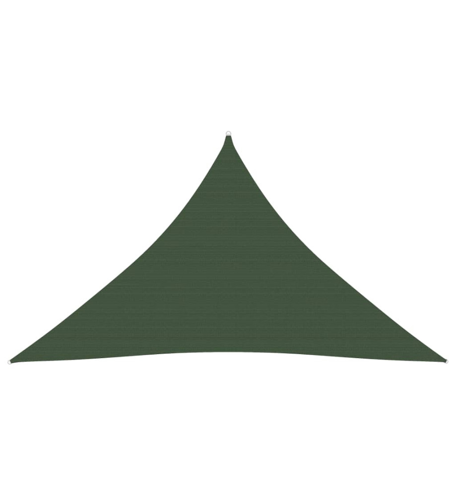 Voile d'ombrage 160 g/m² Vert foncé 4x4x5,8 m PEHD