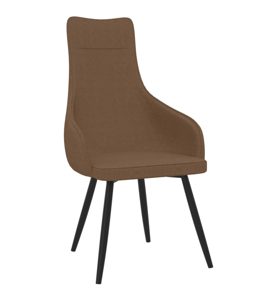 Fauteuil Marron Tissu