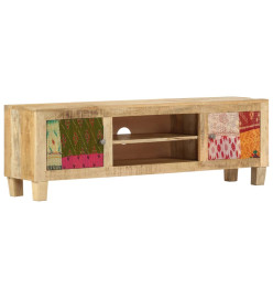 Meuble TV 120 x 30 x 40 cm Bois massif de manguier