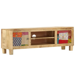 Meuble TV 120 x 30 x 40 cm Bois massif de manguier