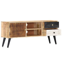 Meuble TV 115 x 30 x 47 cm Bois massif de manguier