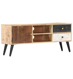 Meuble TV 115 x 30 x 47 cm Bois massif de manguier