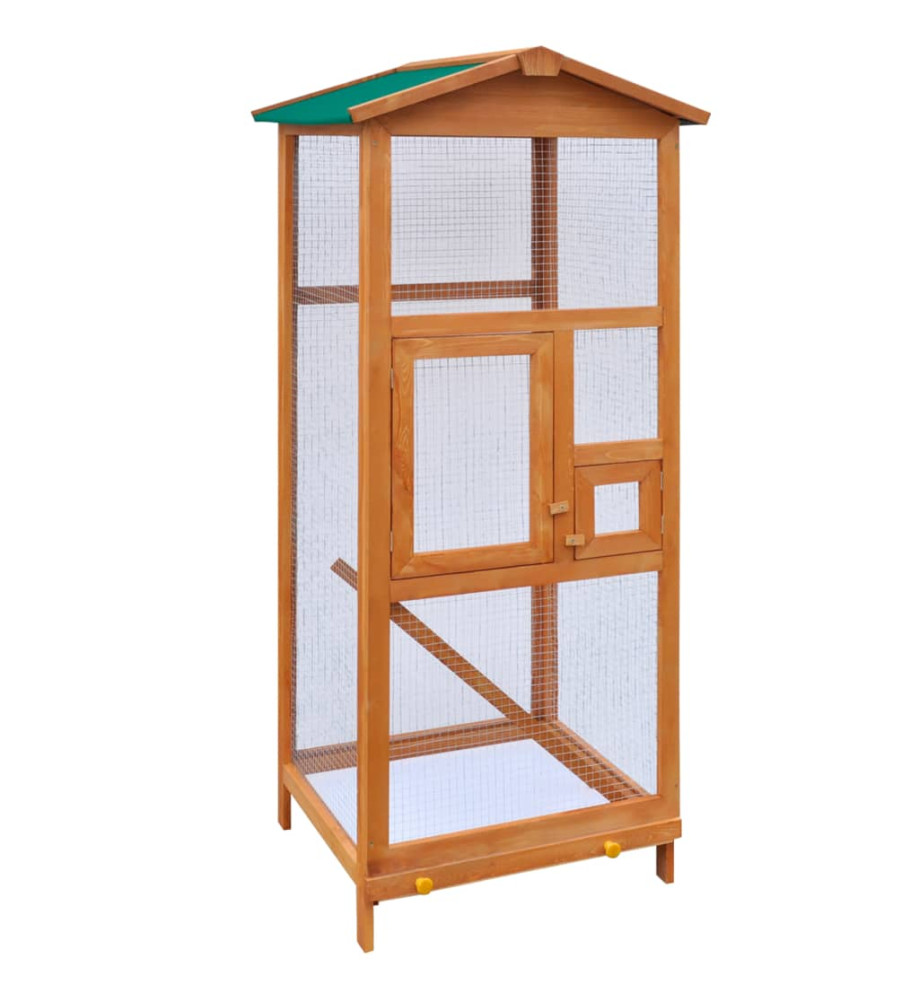 Cage à oiseaux Bois 65 x 63 x 165 cm