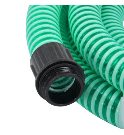 Tuyau d'aspiration avec raccords en laiton vert 1,1" 5 m PVC