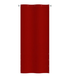 Écran de balcon Rouge 100x240 cm Tissu Oxford