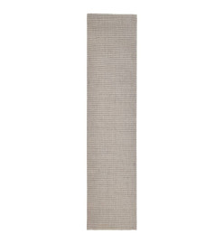 Tapis Sisal naturel 80x350 cm Sableux