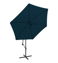 Parasol en porte-à-faux 3 m Bleu