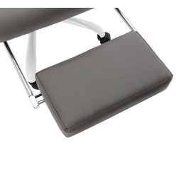 Chaise de bureau de massage Gris Similicuir