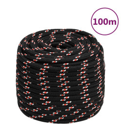 Corde de bateau Noir 18 mm 100 m Polypropylène