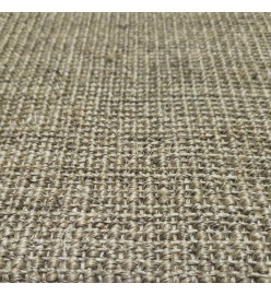 Tapis en sisal pour griffoir taupe 66x300 cm