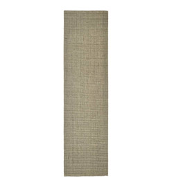 Tapis en sisal pour griffoir taupe 80x300 cm