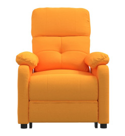 Fauteuil de massage Jaune foncé Tissu