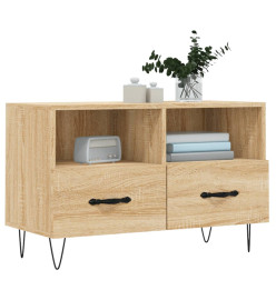 Meuble TV Chêne sonoma 80x36x50 cm Bois d'ingénierie