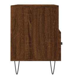 Meuble TV Chêne marron 80x36x50 cm Bois d'ingénierie