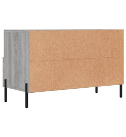 Meuble TV Sonoma gris 80x36x50 cm Bois d'ingénierie